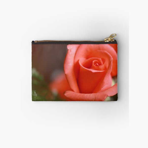 Item preview, peach hybrid tea rosebud designed and sold by lensbaby.