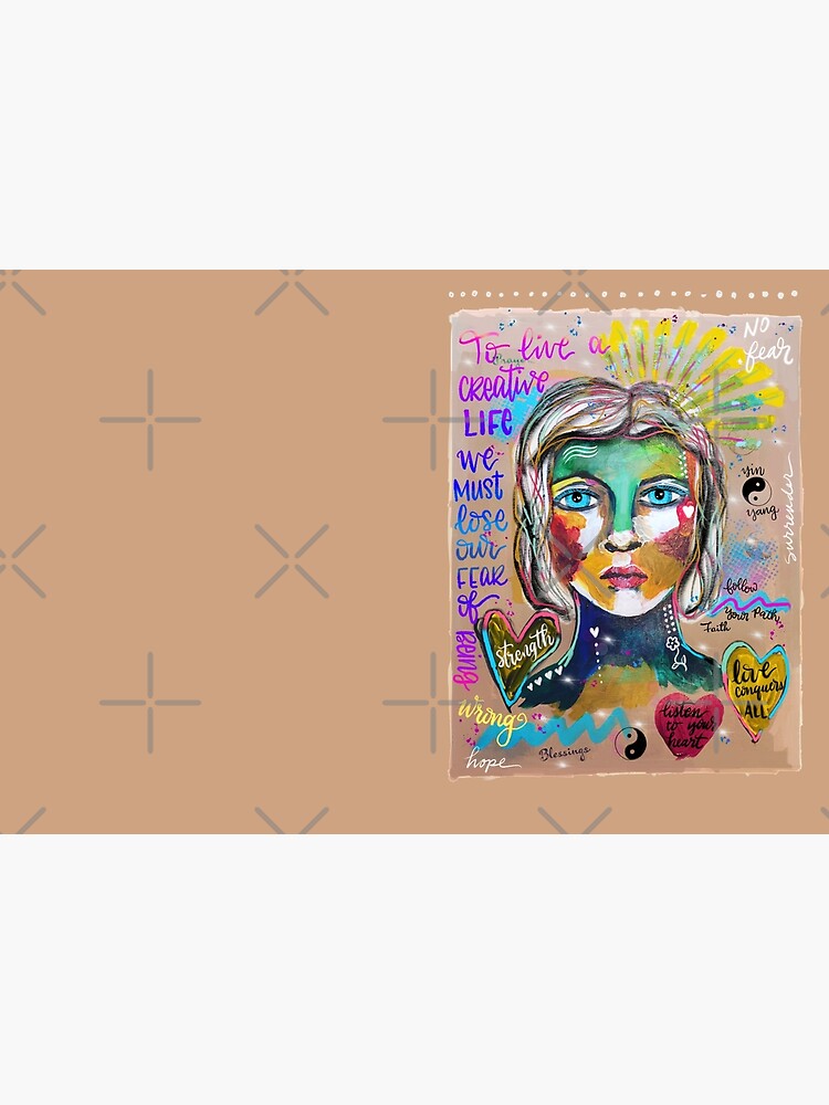 Creative Life Female Colorful Digital Artwork by mydabug
