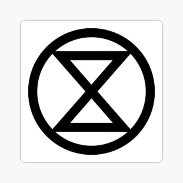Item preview, Extinction Rebellion Logo designed and sold by Johnnythestan.