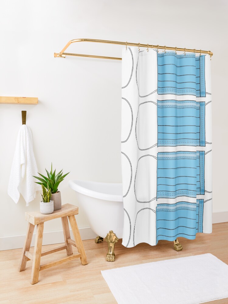 "Surgical mask" Shower Curtain for Sale by sitchewation8 Redbubble