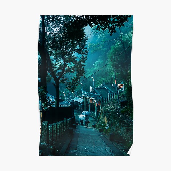 Kyoto Inari Shirne Forest Poster