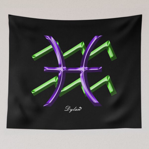 Item preview, Pisces Aquarius Cusp Zodiac Sign designed and sold by DylanAndDot.