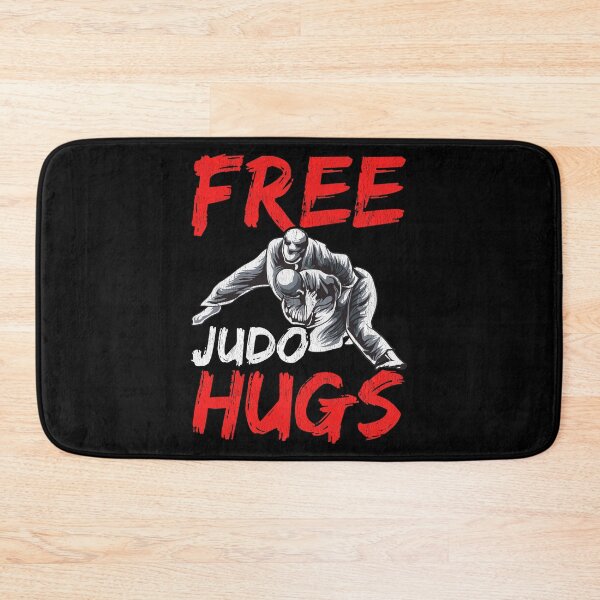 Item preview, Funny Free Judo Hugs MMA Mixed Martial Arts Pun designed and sold by perfectpresents.