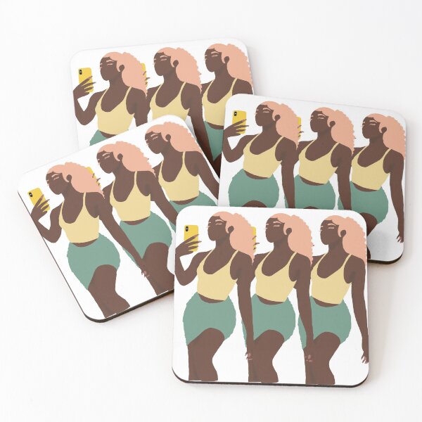 Item preview, Black woman selfie designed and sold by audreyfunwie.