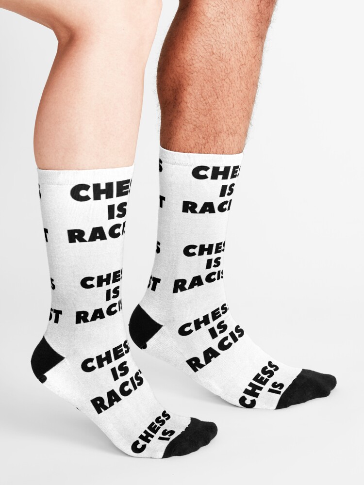 Alternate view of CHESS IS RACIST Socks