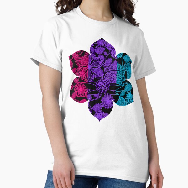 Item preview, Flight Over Flowers of Fantasy - Androgyne Pride Flag designed and sold by StephOBrien.