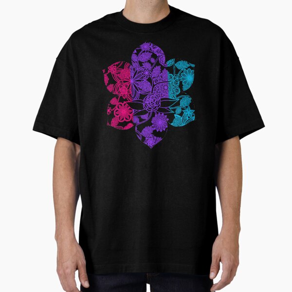 Item preview, Flight Over Flowers of Fantasy - Androgyne Pride Flag designed and sold by StephOBrien.