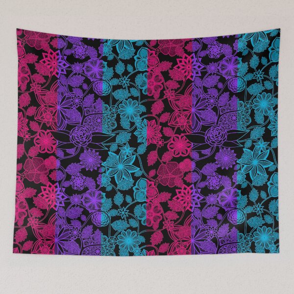 Item preview, Flight Over Flowers of Fantasy - Androgyne Pride Flag designed and sold by StephOBrien.