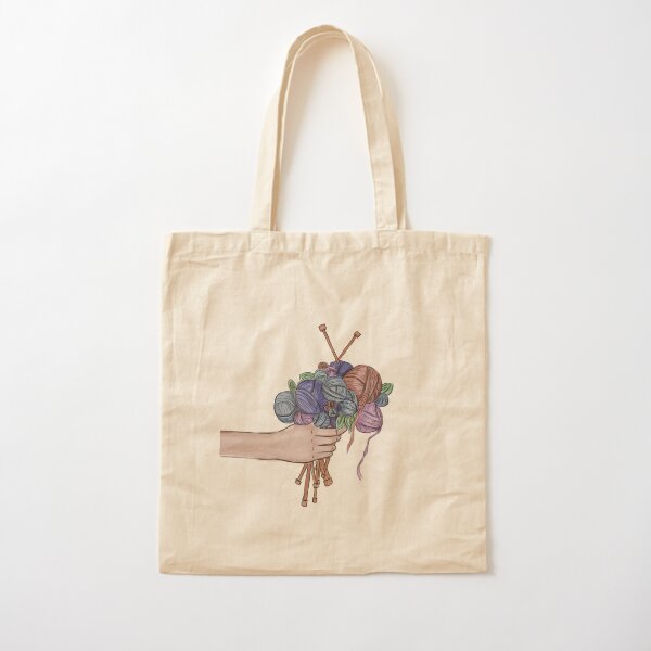 Bouquet of yarn Cotton Tote Bag