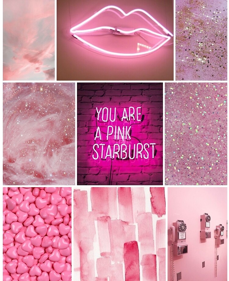 View Neon Pink Pic Collage Logo Pictures