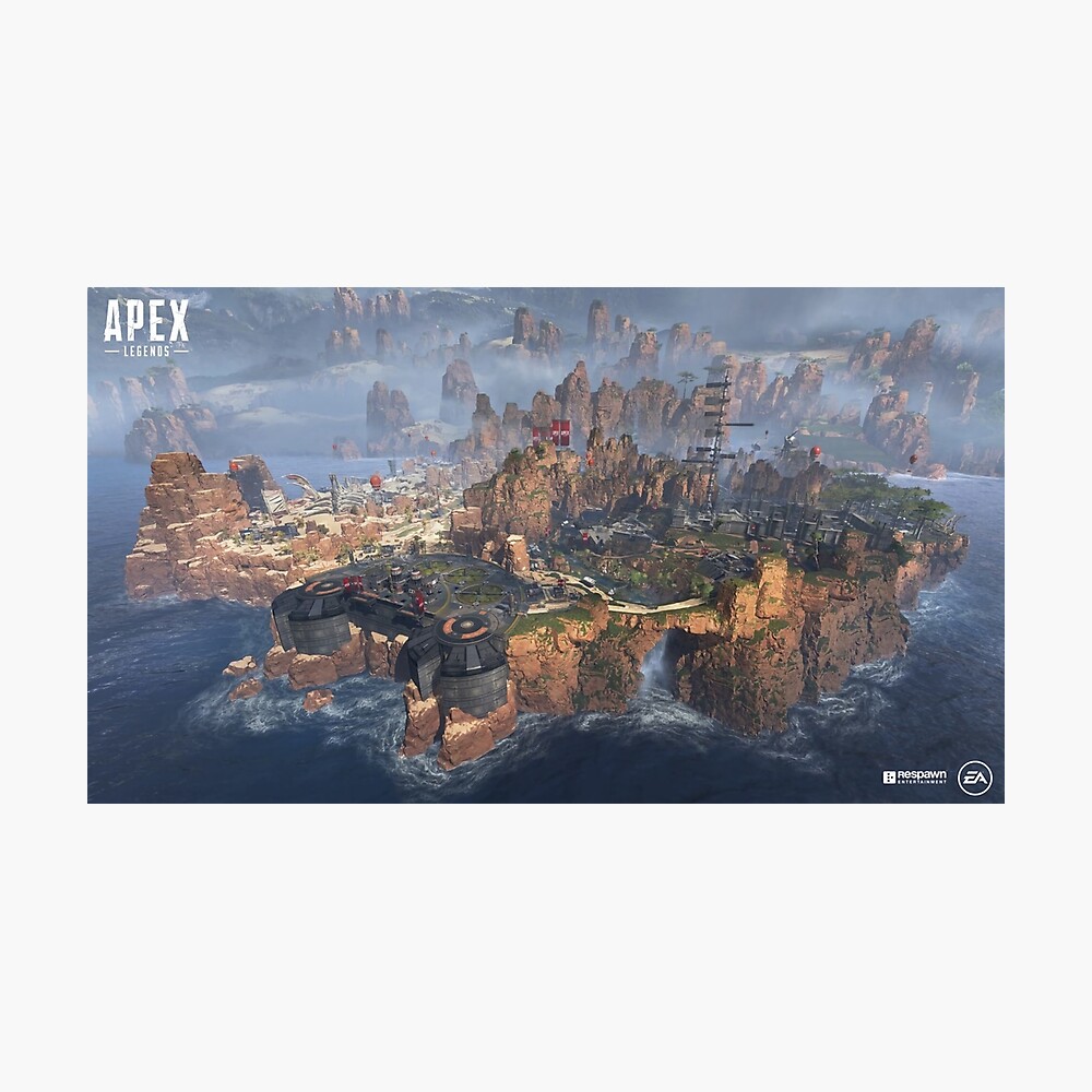 Apex Legends Map Poster By Jankess Redbubble