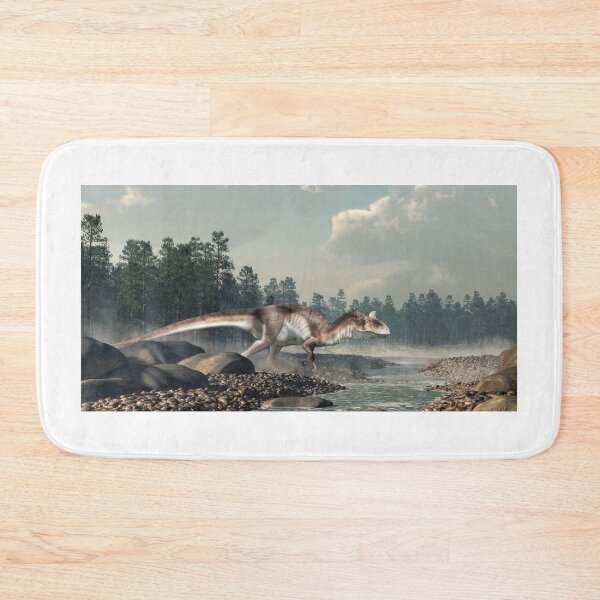 Item preview, Cryolophosaurus by a Rocky Stream designed and sold by Daniel Eskridge.