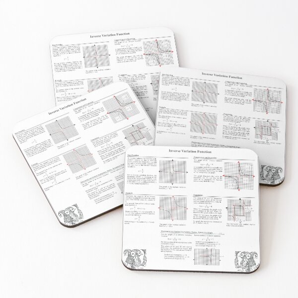 Item preview, Algebra Inverse Variation Explained: The AlgebraMatrix at Redbubble designed and sold by Mark Stansberry.