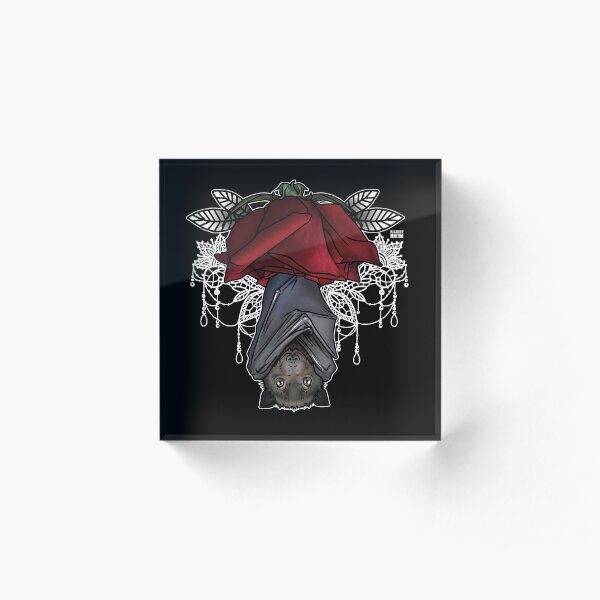 Gothic Bat Acrylic Block