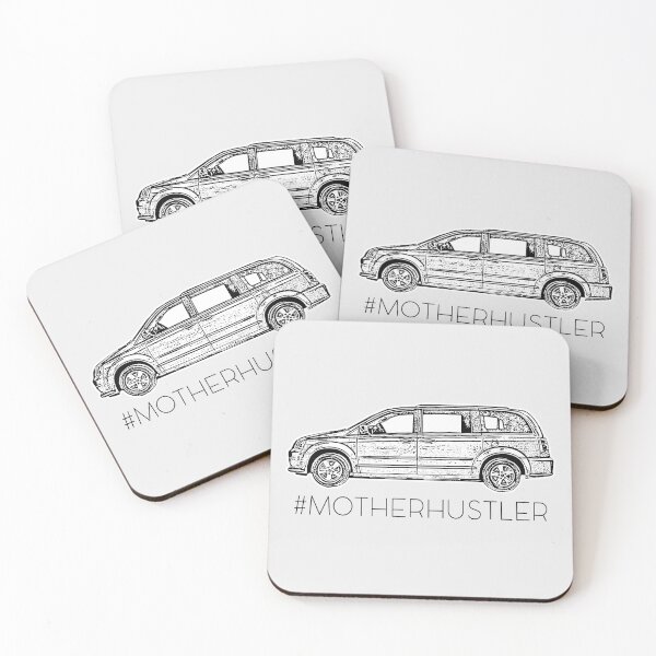 Item preview, Mother Hustler sticker - #motherhustler decal - Minivan sellout series: #shitshowshuttle - riding dirty - family car - mom squad designed and sold by smooshfaceutd.