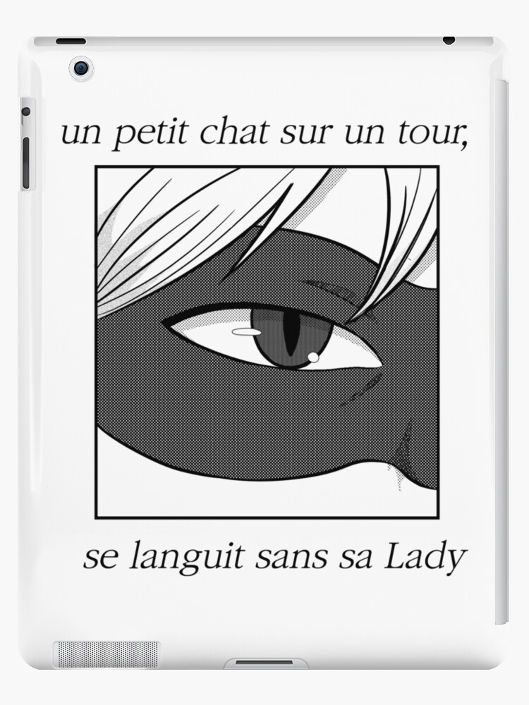 Chat Noir Eye Manga Style Ipad Case Skin By Claanver Redbubble