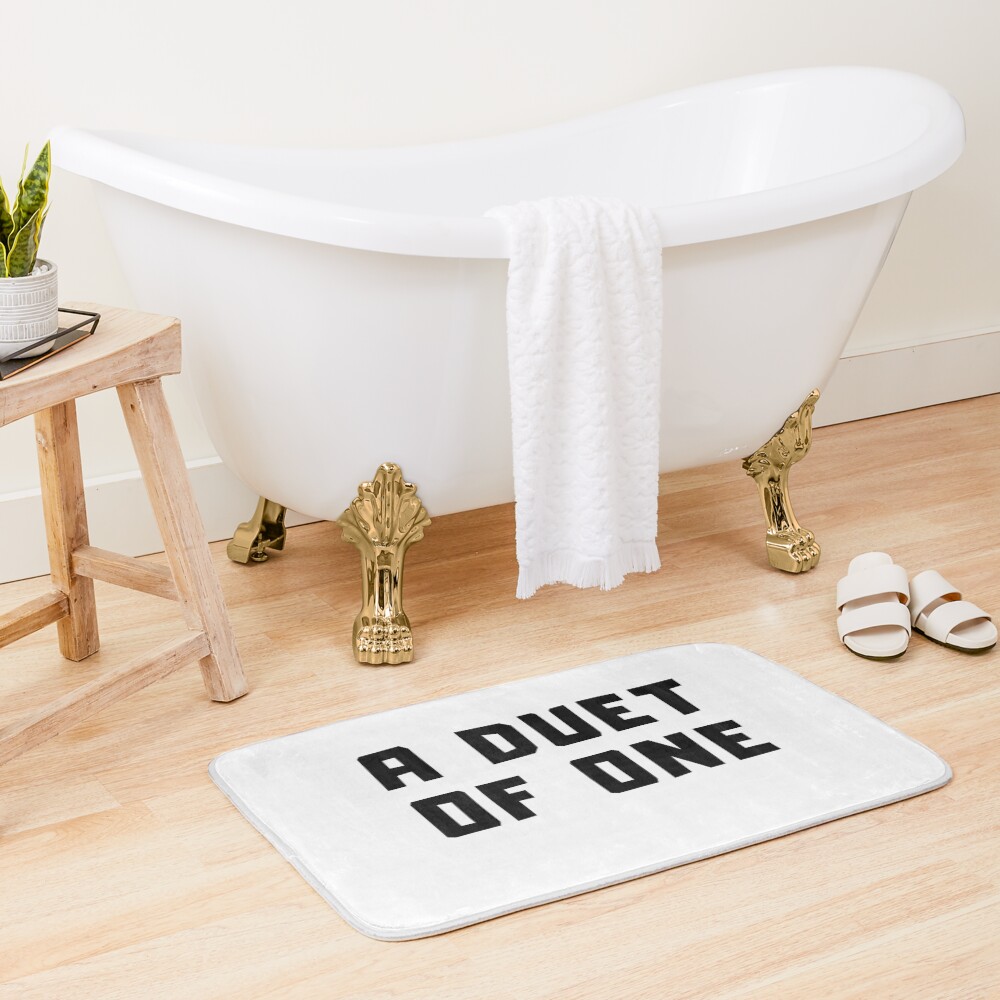 A DUET OF ONE Bath Mat