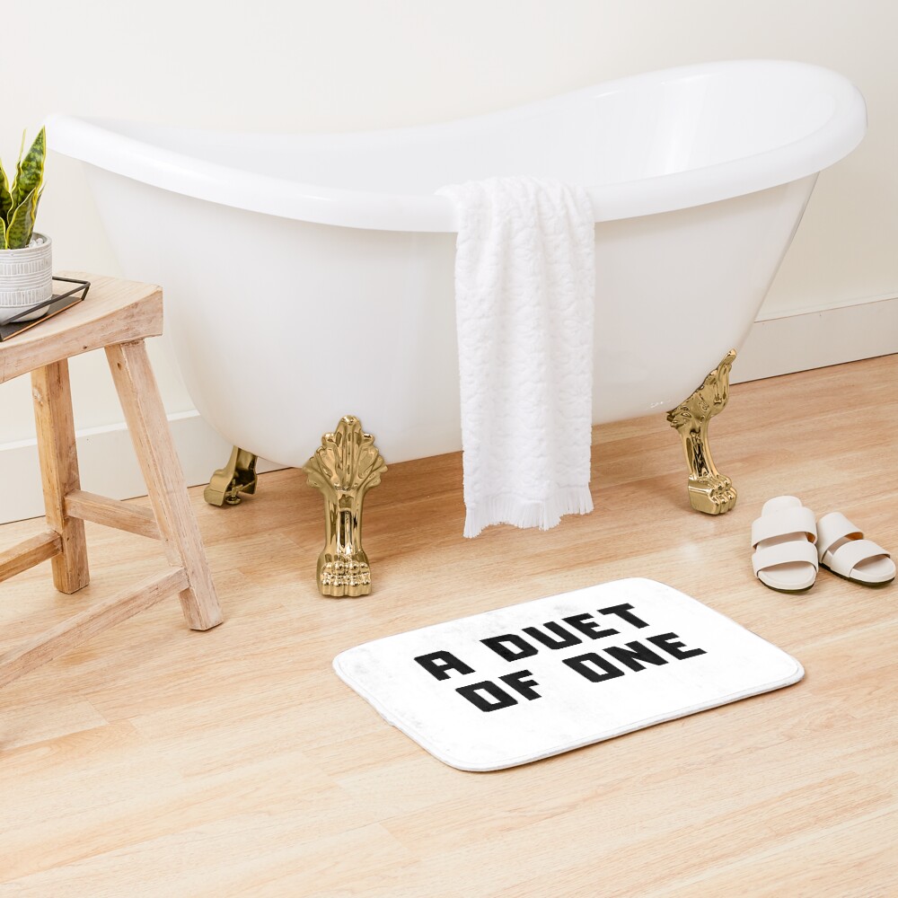 A DUET OF ONE Bath Mat