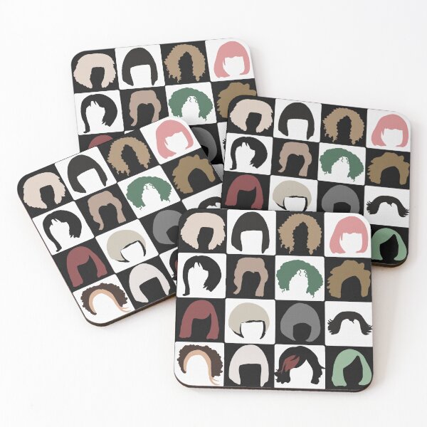 Moira Wigs Coasters (Set of 4)
