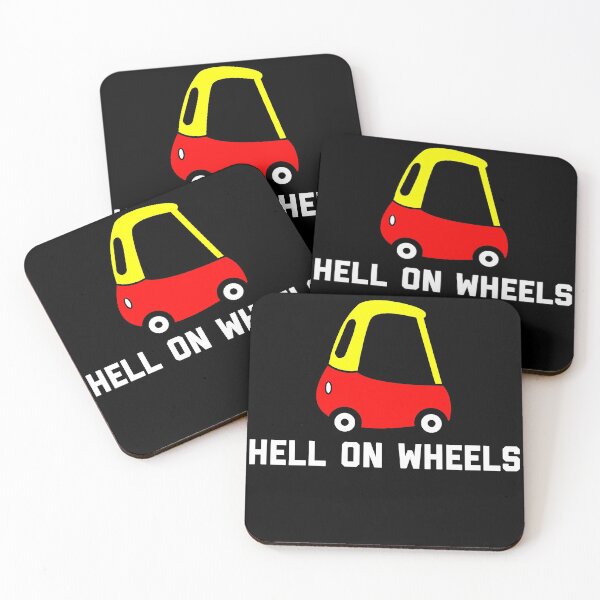 Item preview, Hell on Wheels Cozy Coupe designed and sold by ScapegoatPrints.