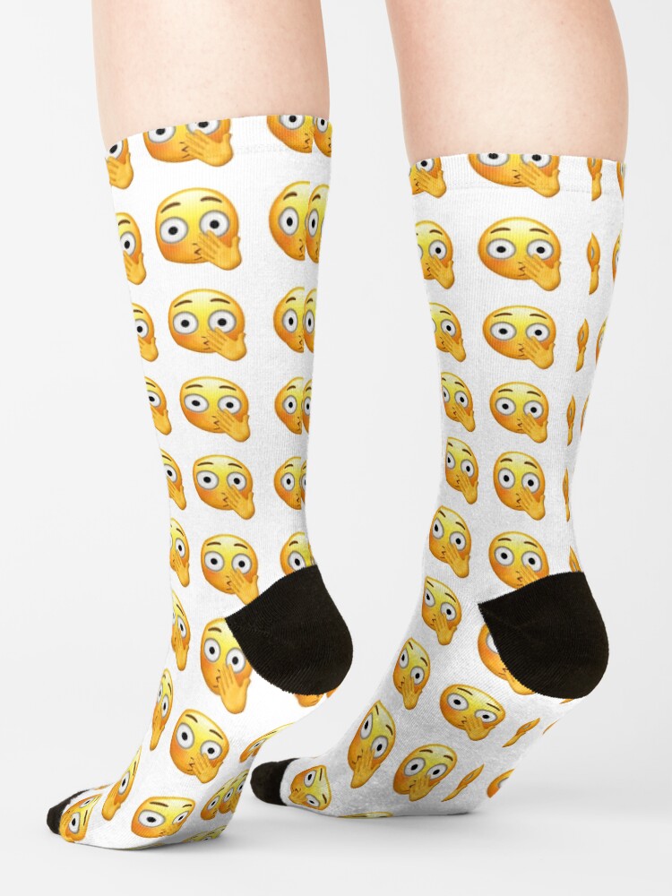 "Embarrassed Emoji" Socks for Sale by bashley051003 Redbubble