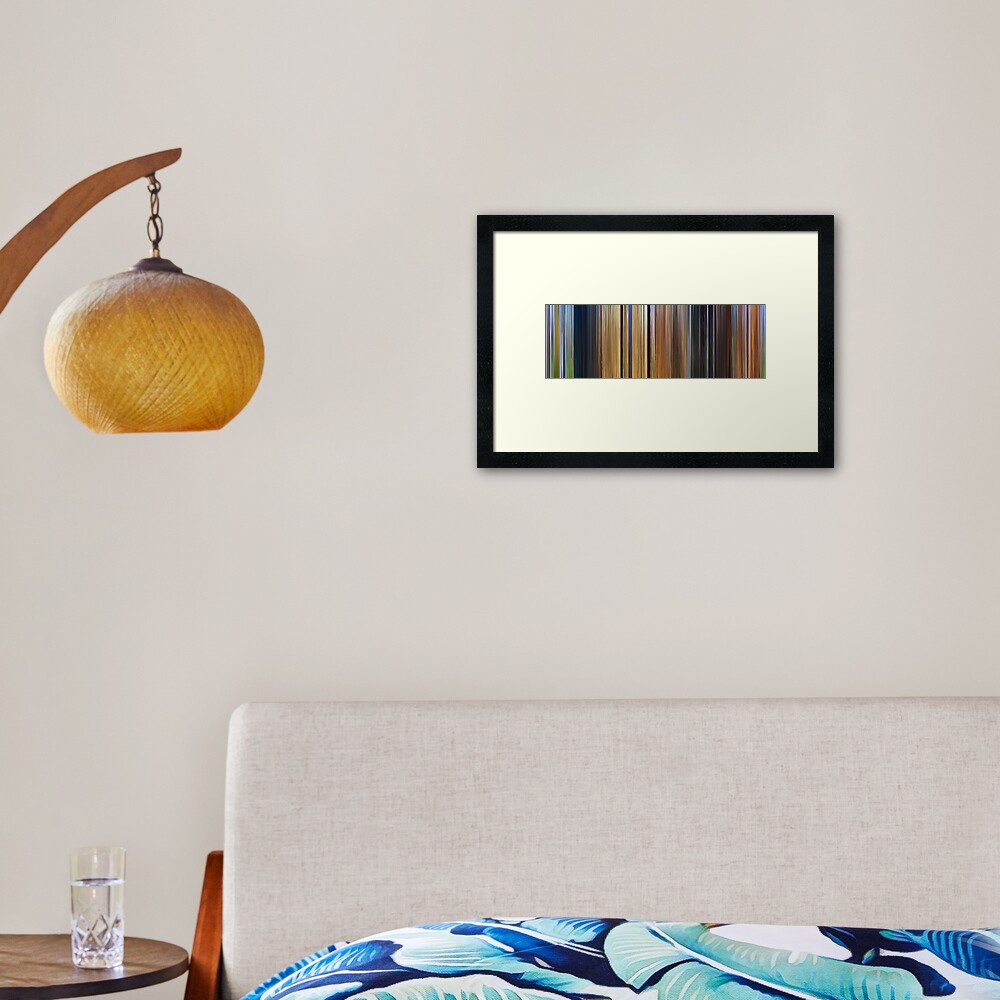 Moviebarcode: Spirit: Stallion of the Cimarron (2002) Framed Art Print