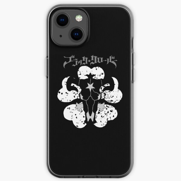 Schwarzklee - Black Bull Crest iPhone Flexible Hülle