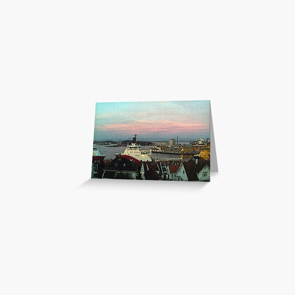 "Ocean View - Stavanger, Norway" Greeting Card