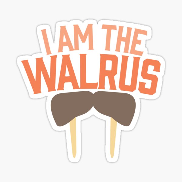Item preview, I Am the Walrus designed and sold by La Lune Design Co..