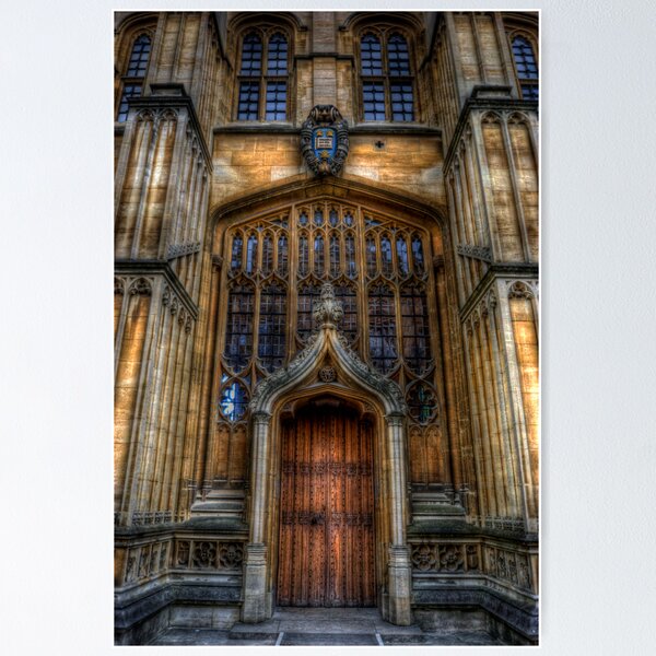 Bodleian Library Door Poster