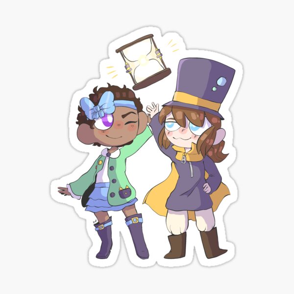 Hat Kid Stickers Redbubble - roblox hat kid decal