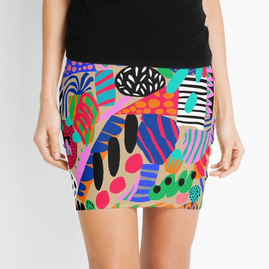 Space Garden Mini Skirt