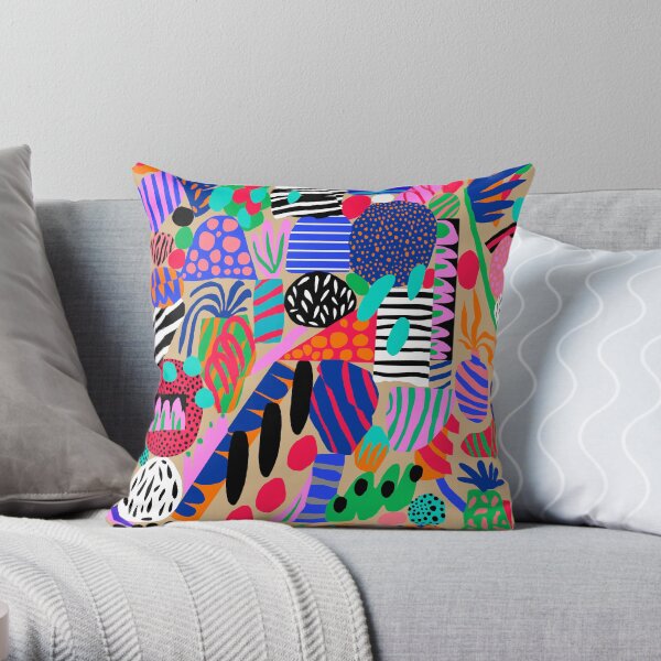 Space Garden Throw Pillow