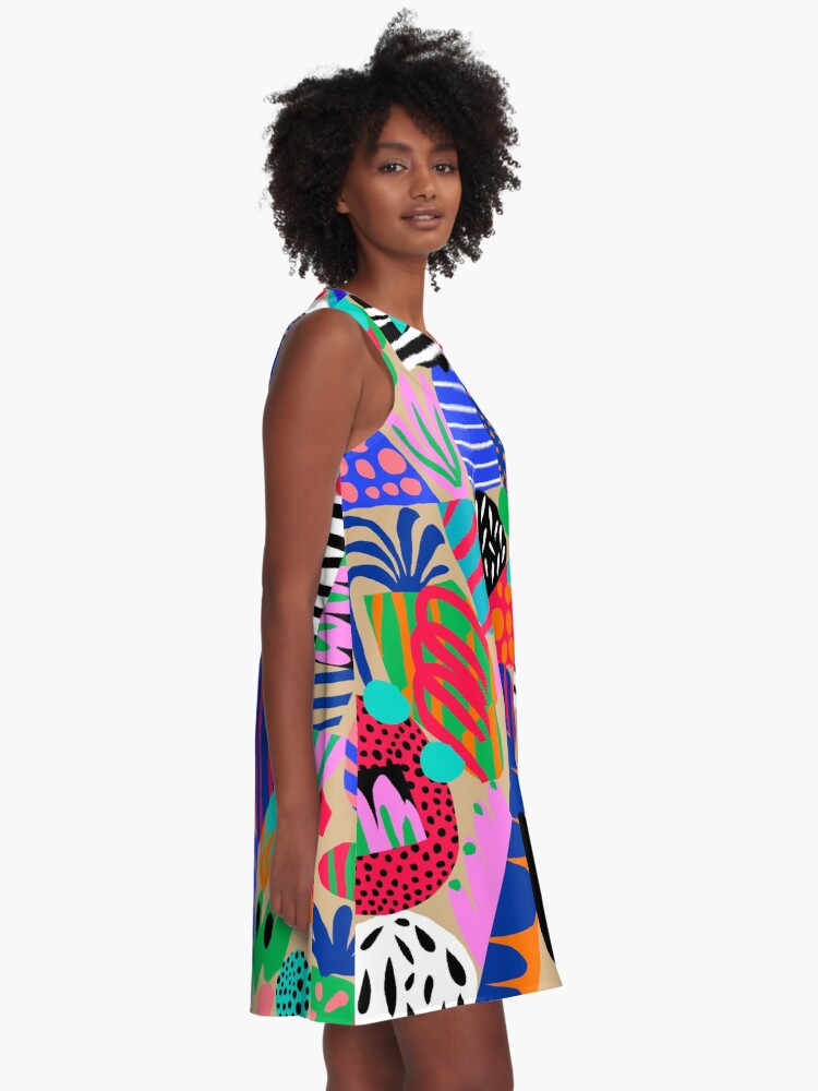 Alternate view of Space Garden A-Line Dress