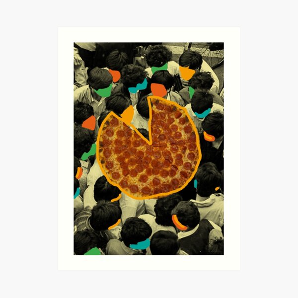 Pizza Place Art Prints Redbubble - how to create pixel art in work at a pizza place roblox youtube