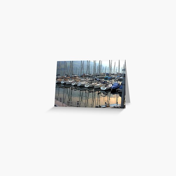 "Sailboats - Fallenbach, Switzerland" Greeting Card