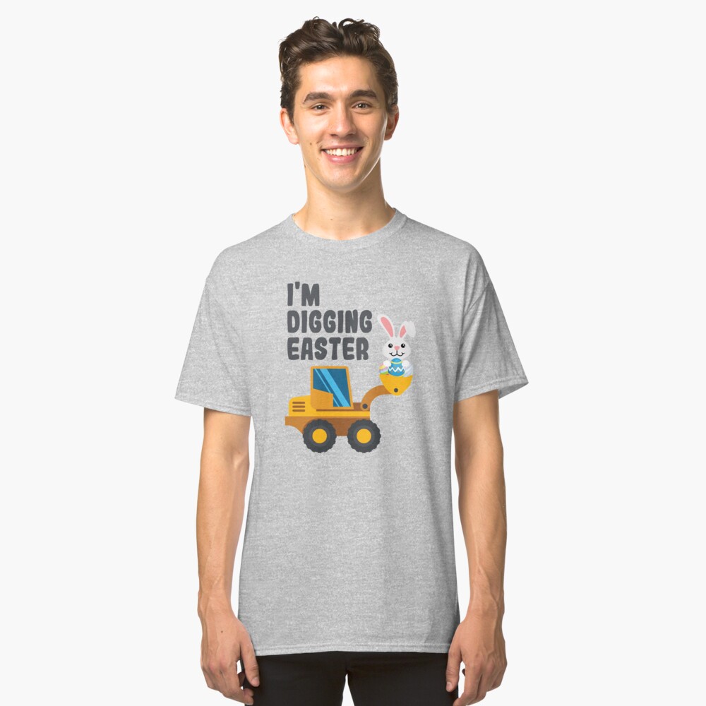 Im Digging Easter Gift For Tractor Loving Boys Toddler Kids Long Sleeve T Shirt Baby Clothing