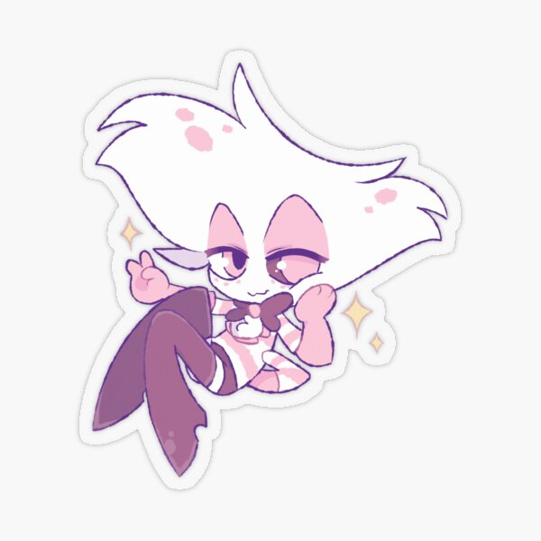 Vibing 】angel Dust Sticker By Hauntstory Redbubble 0000