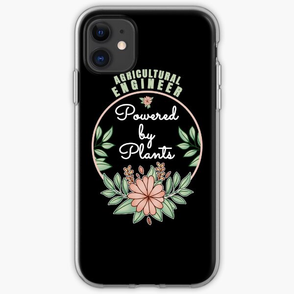 Agricultural Engineer Powered By Plants Lover Design iPhone Soft Case