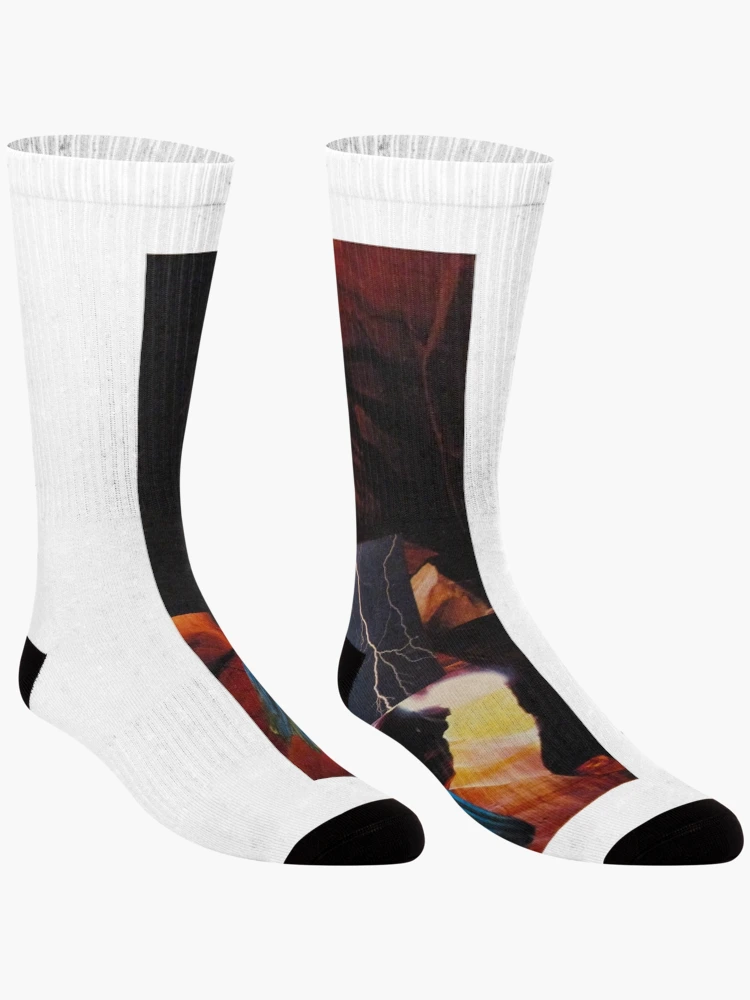 Thumbnail 3 of 5, Socks, ELECTRIC designed and sold by RICOLLAGE.