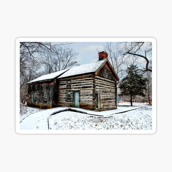 Delaurier Homestead Winter Sticker