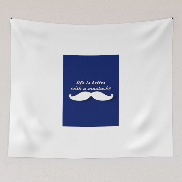 Item preview, mustache print designs designed and sold by Arshiya-4.