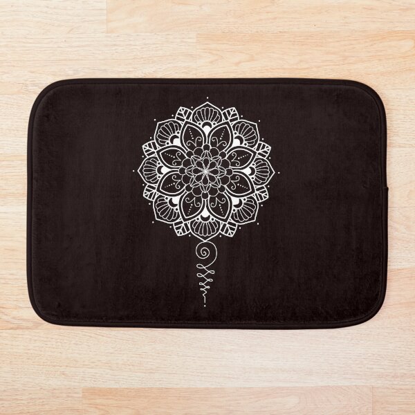 Aperçu de l'œuvre Mandala (impression blanche) créée et vendue par Mathildashop.