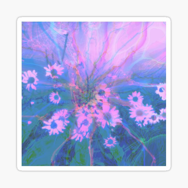 Summer morning Glossy Sticker