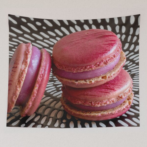 Item preview, Three More Cranberry Macarons designed and sold by Elisabeth Lucas.