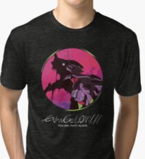 EVA 01 - Evangelion T-shirt / Poster / Phone case / Mug Tri-blend T-Shirt