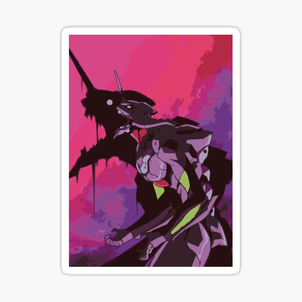Vista previa del artículo con la obra «Camiseta / Póster / Funda para móvil / Taza EVA 01 - Evangelion», diseñado y vendido por zehel.