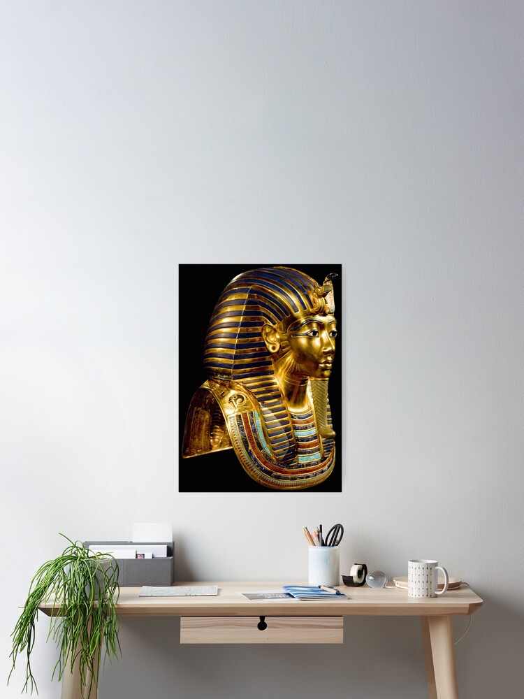 Agyptische Tutanchamun Grabmaske Poster Von Alienbydesign Redbubble