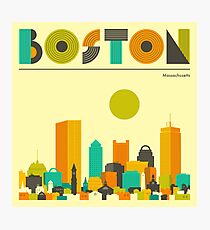BOSTON SKYLINE Photographic Print