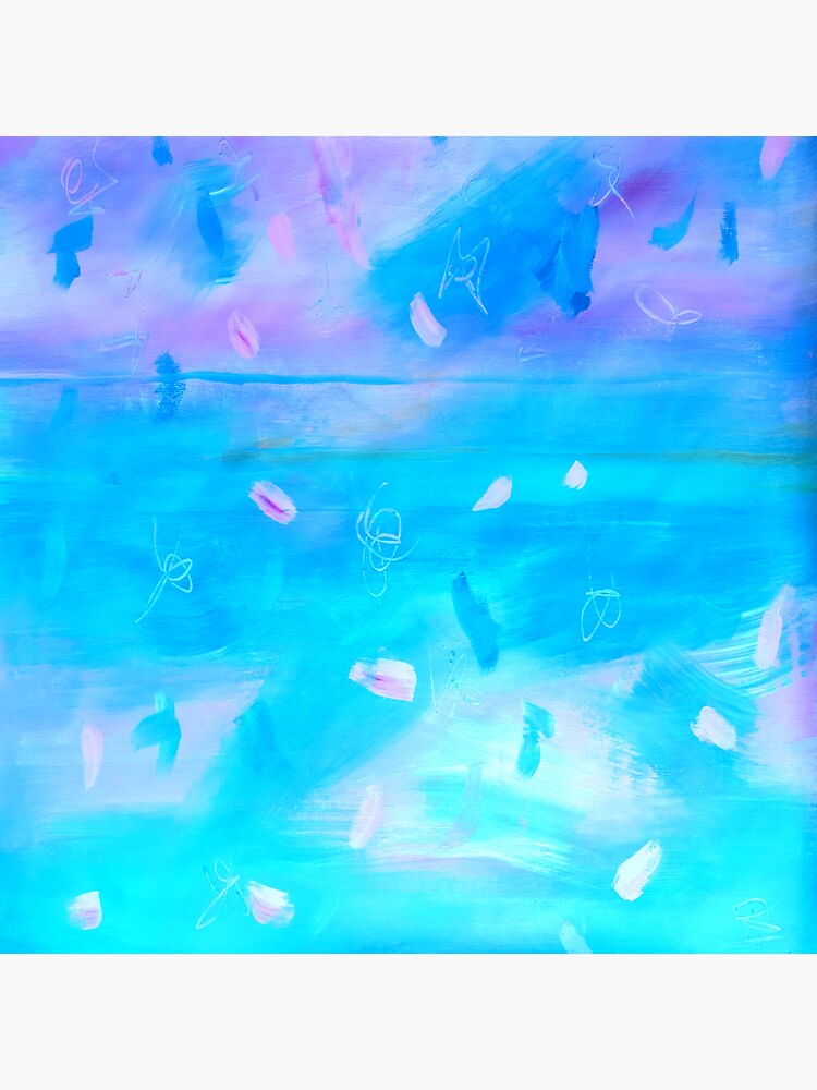Abstract Blue Painting 1 by TeklicBernard